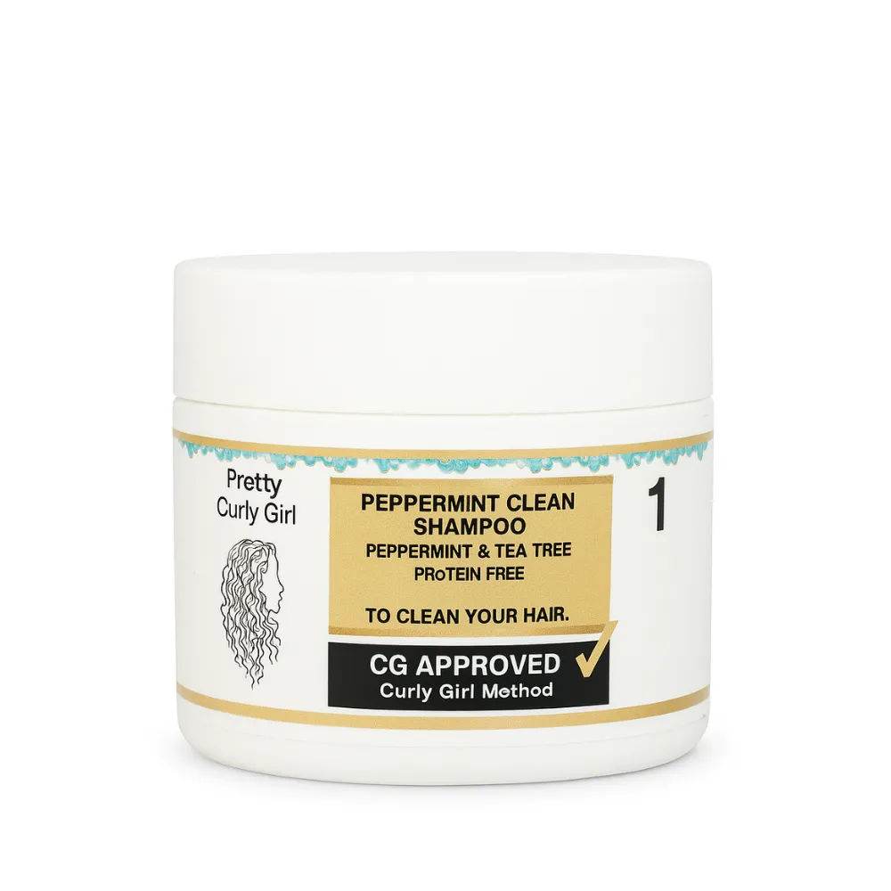 1-Pretty-Curly-Girl-Peppermint-Clean-Shampoo-200ml.webp Pretty Curly Girl Peppermint Clean Champú Limpiador Cuero Cabelludo 200ml - Imagen 1